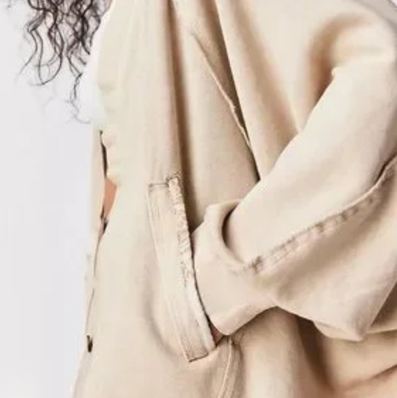 We The Free Beige Button-Up Oversized Cardigan - Picture 12 of 13